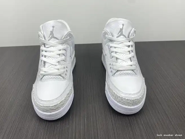 Cheap LUCY Jordan Retro 3 'Triple Air White' PS 429487-111 0325